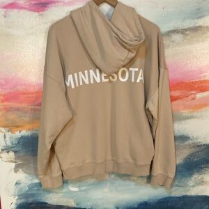 🔥EC🔥Line Change Minnesota Wild Hockey Team Cotton Blend Distressed Hoodie.